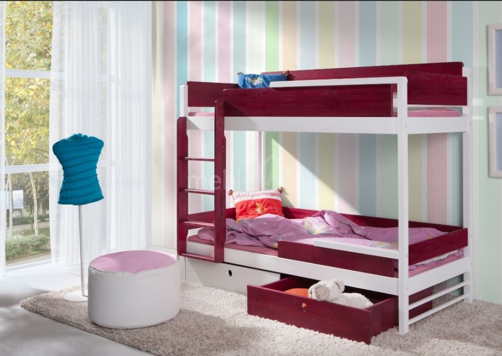 NATU II bunk bed with drawers – for 2 persons 80x181 cm - Image 2
