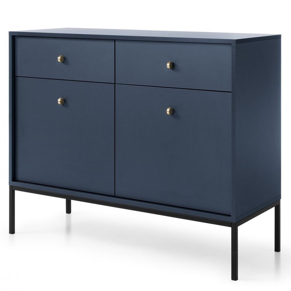 Dark blue Mono MKSZ104 chest of drawers