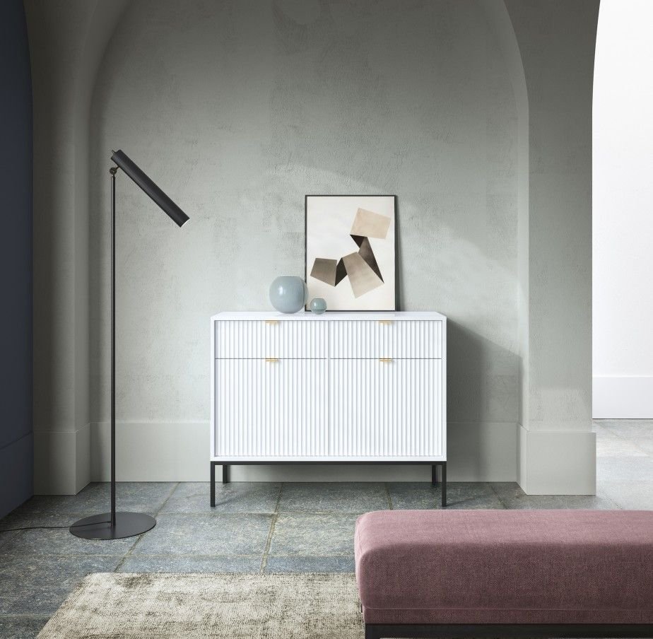 Nova console dressing table with drawers T-104 white - Image 7