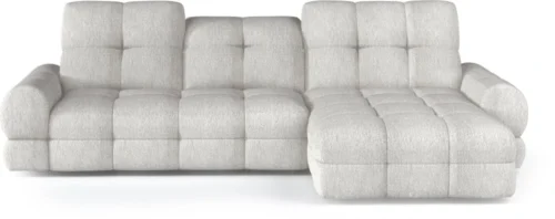 Tollo Mini right corner sofa with electric pull-out seat and linen box Gr1