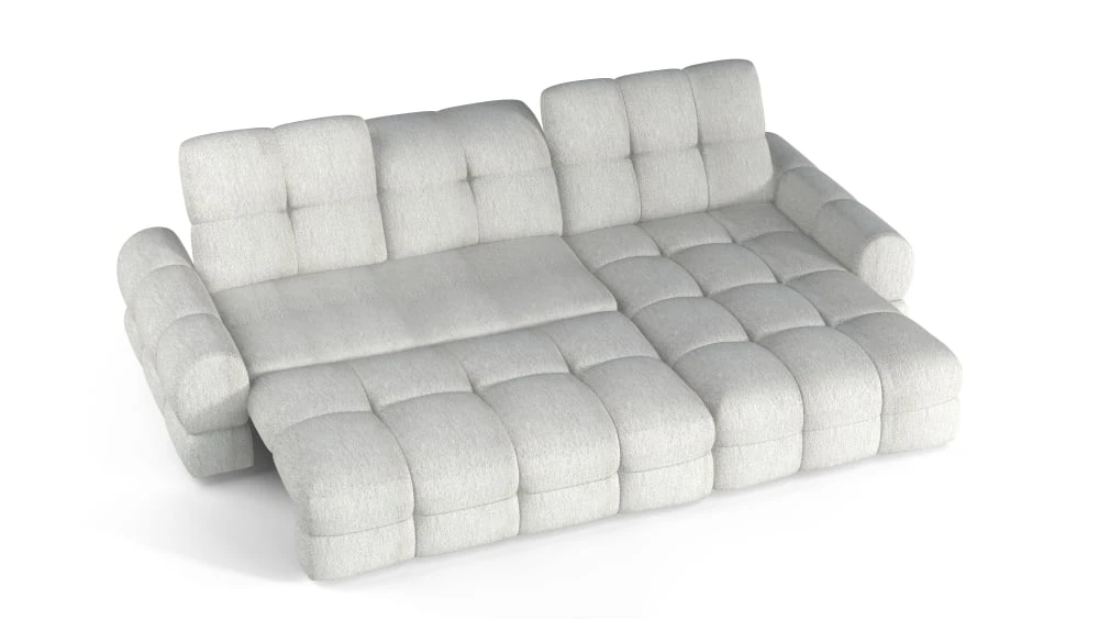 Tollo Mini right corner sofa with electric pull-out seat and linen box Gr1 - Image 3