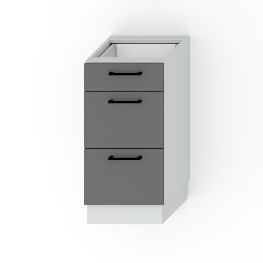40 cm base cabinet with drawers D40S/3 Alina