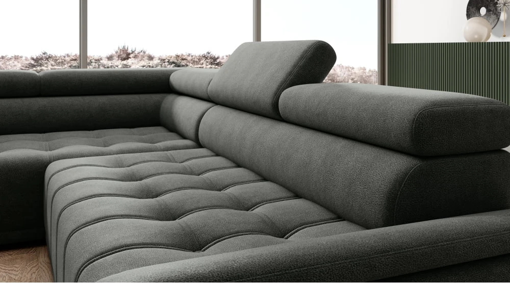 Gremio left corner sofa with electric reclining seat Gr1 - Image 4