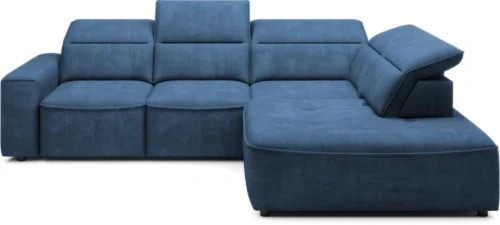 Colombo L right corner sofa with electrically adjustable seat depth Gr1