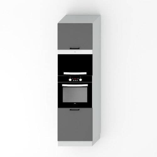 60 cm column cabinet with oven and microwave D60PK MV/2133 P/L Alina
