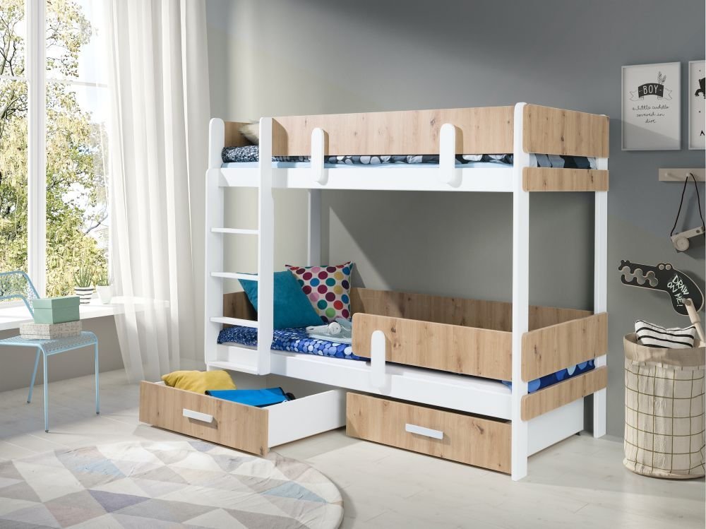 ETTORE bunk bed with drawers 80x200 cm - Image 3
