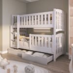 NATHAN bunk bed with drawers 80x181 cm