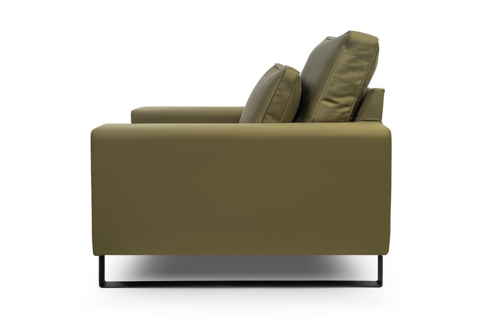 Black upholstered loft armchair - Image 4
