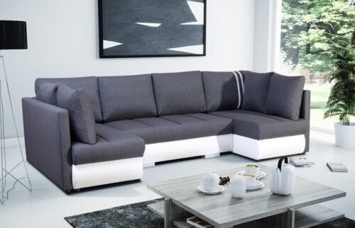 R-City U fold-out corner sofa