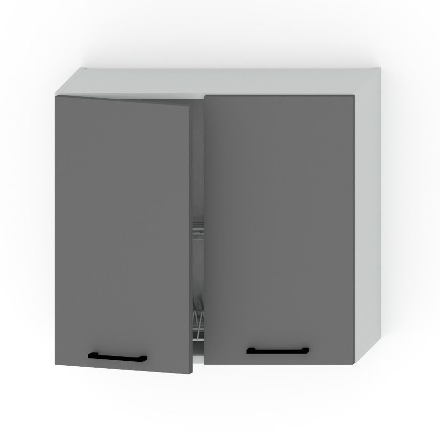 Wall cabinet 80 cm with dryer W80SU ALU Alina