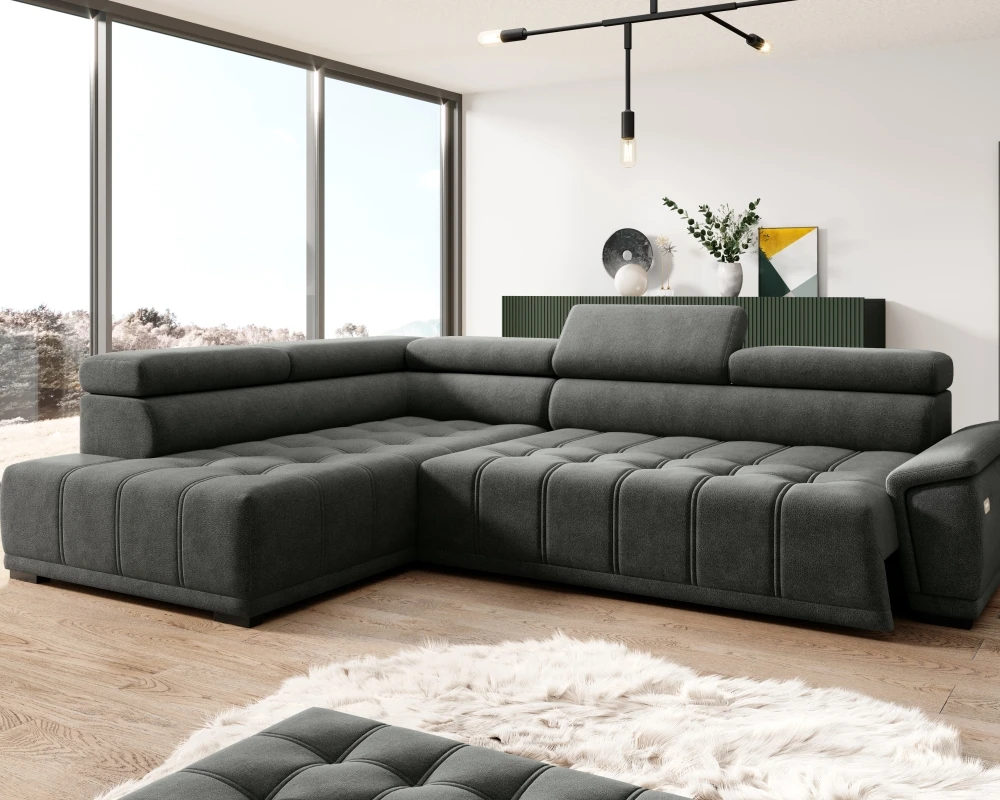Gremio left corner sofa with electric reclining seat Gr1 - Image 8