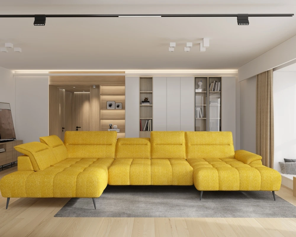 Montana XL left corner sofa with electrically adjustable seat depth Gr1 - Image 9