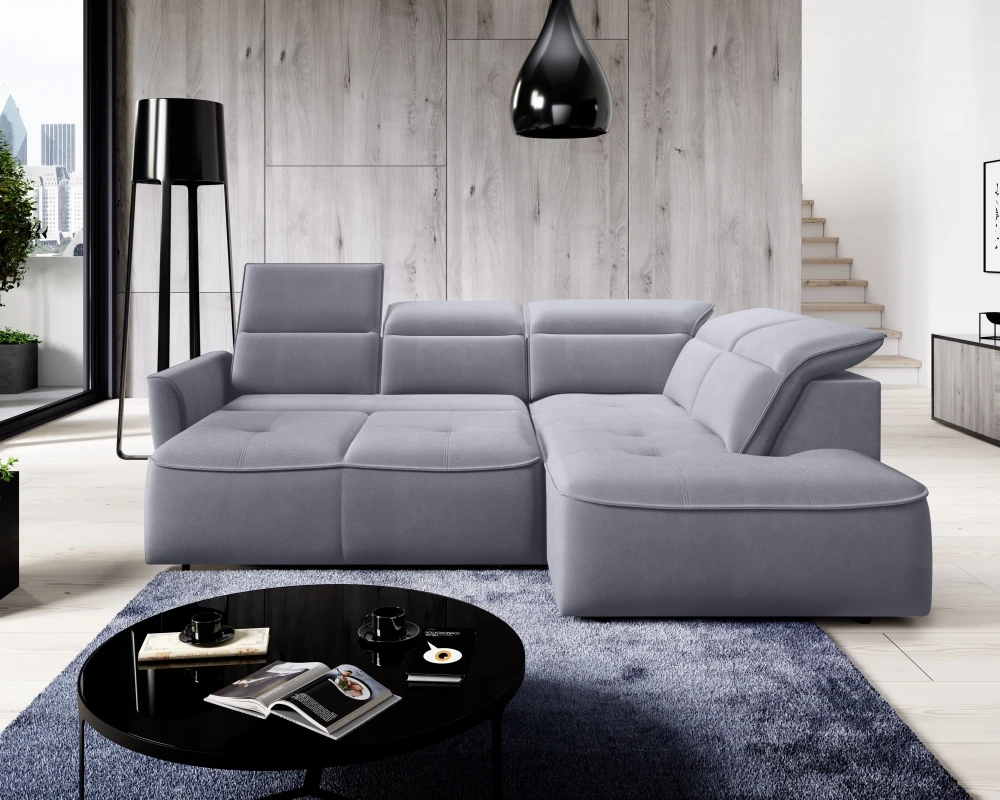 Murillo L right-hand corner sofa with electrically adjustable seat depth Gr1 - Image 8