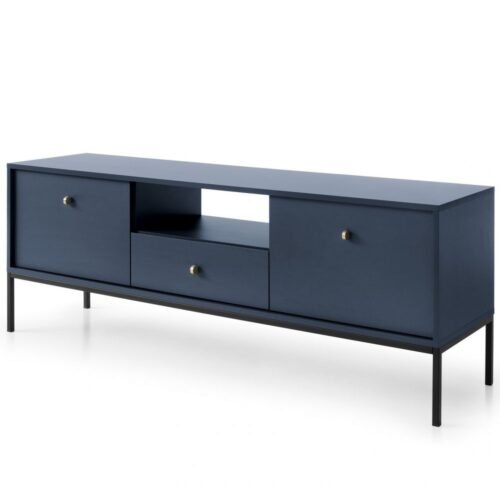 Dark blue TV cabinet Mono MRTV154