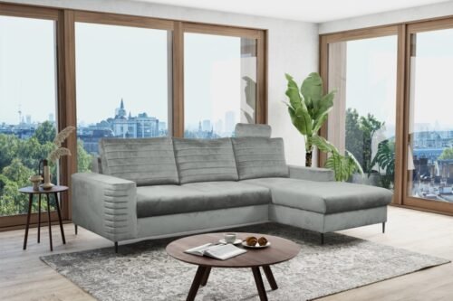 Colin Gr1 fold-out corner sofa with storage compartment