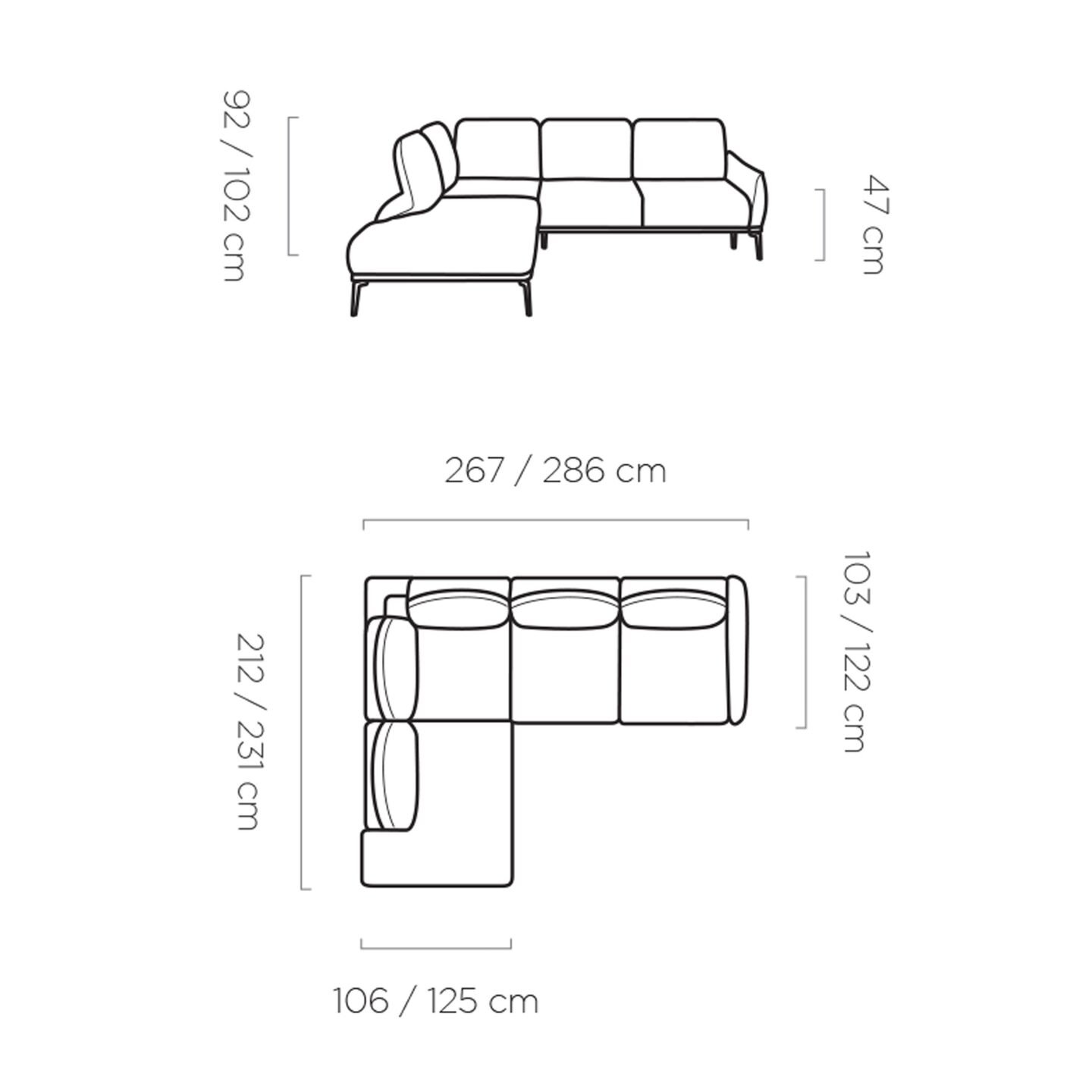 Storm L Gr1 corner sofa - Image 8