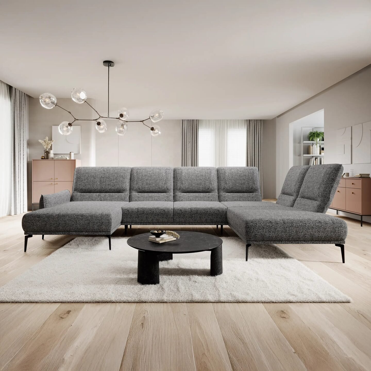 Storm XL Gr1 corner sofa - Image 4