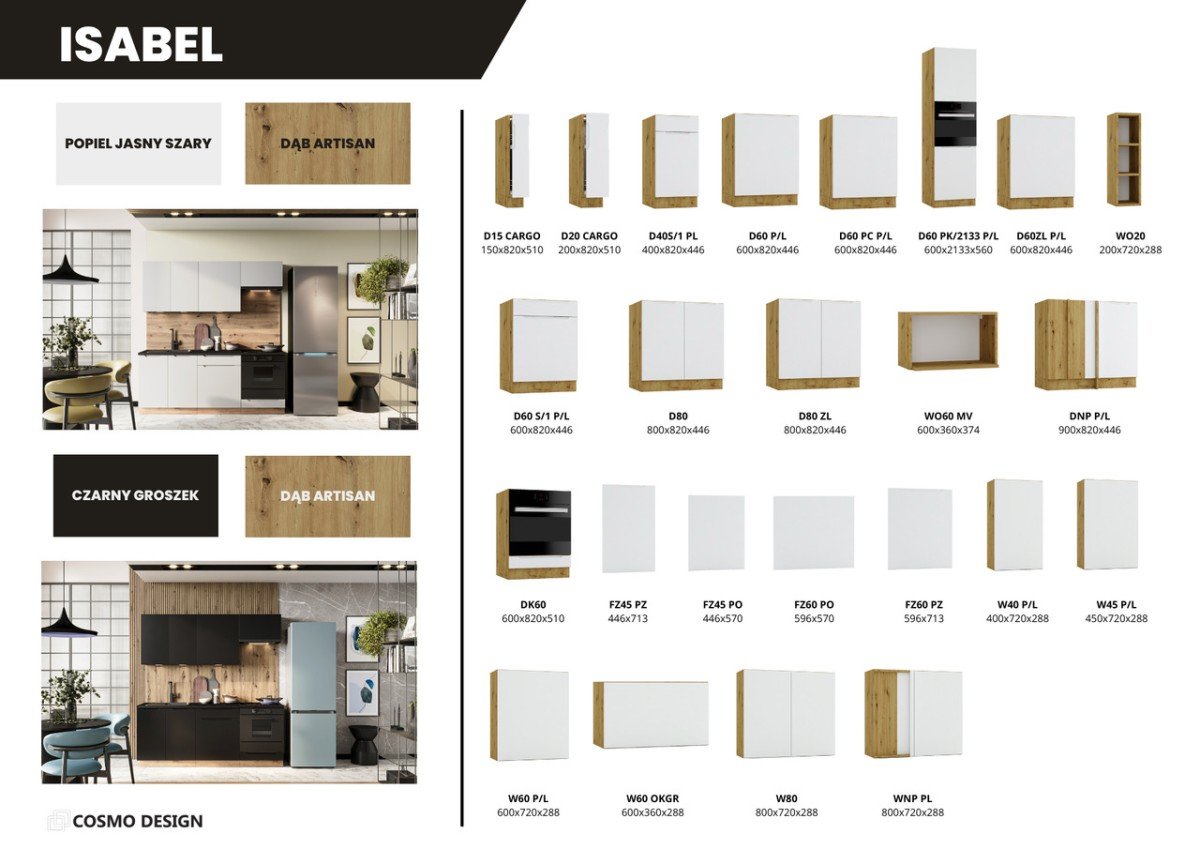 Kitchen furniture set 200 cm kitchen Isabel - Image 7