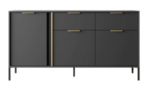 Chest of drawers 153 3D2S Lars anthracite