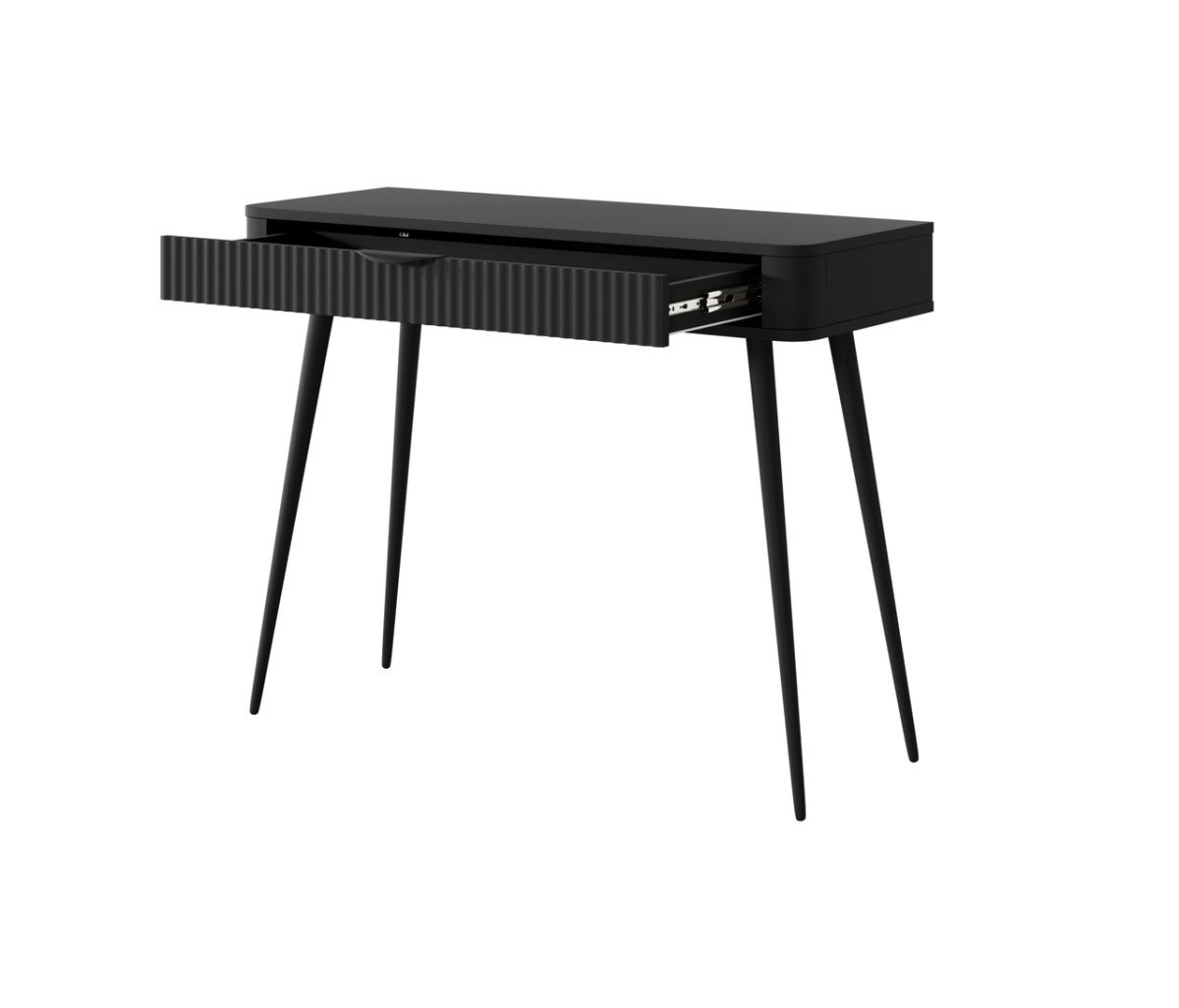 Lante dressing table on high legs, black - Image 3