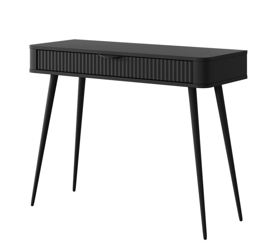 Lante dressing table on high legs, black