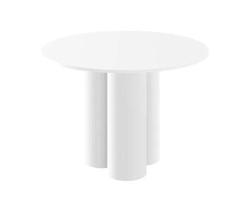 RAVEO round table 100×100 white matt