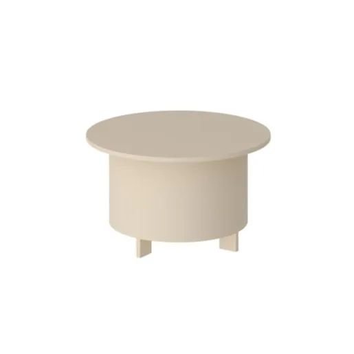 Round coffee table SALVO AC 80x80 cappuccino color