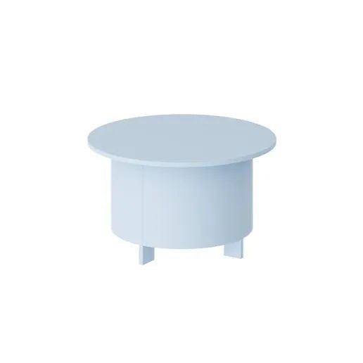 SALVO AC 80x80 round coffee table, blue