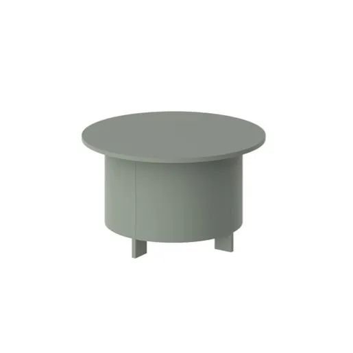 SALVO AC 80x80 round bench, green