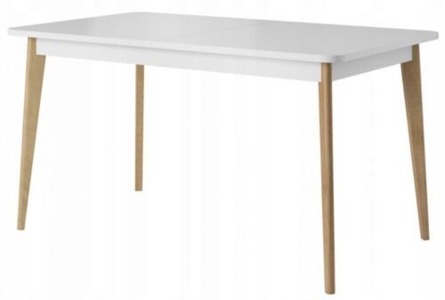 Nordi PST140 extendable table – white glossy