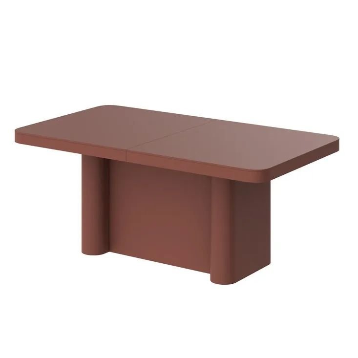 PORTOFINO extendable table 160(412)x100 burgundy