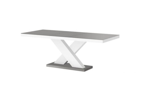 XENON MAT extendable table 160(208)x89 grey/white