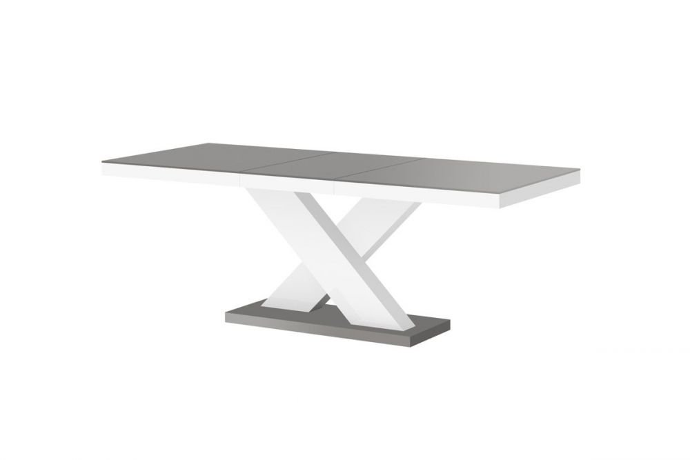 XENON MAT extendable table 160(208)x89 grey/white