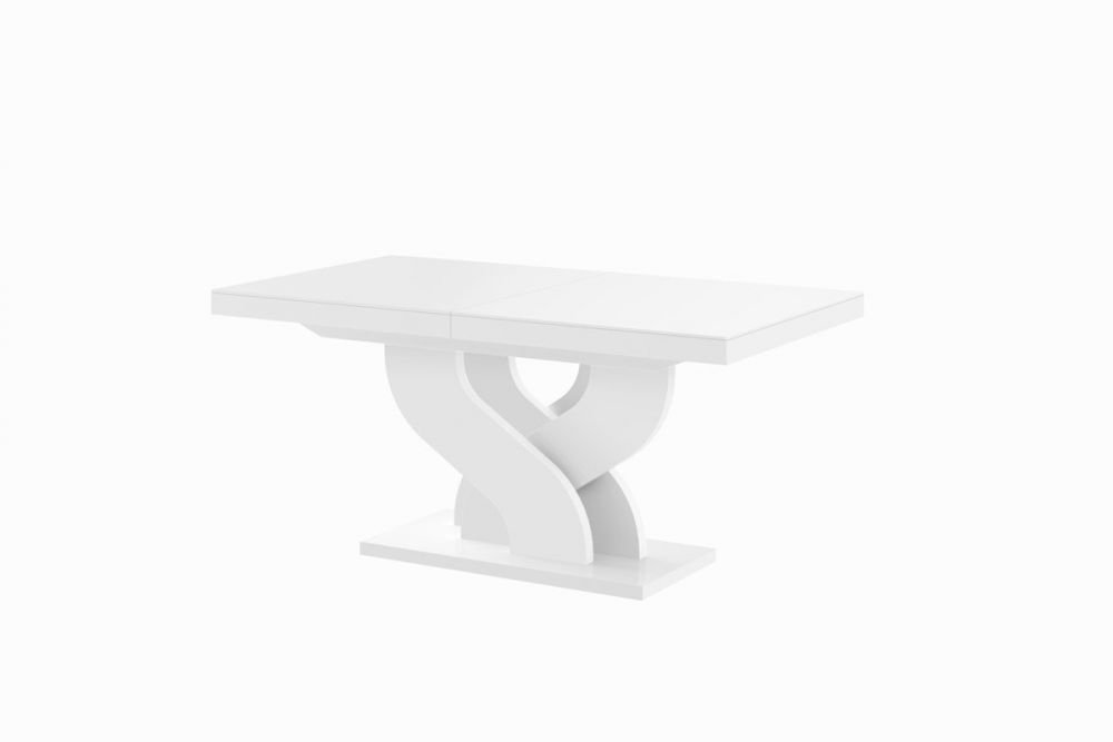 BELLA table 160(256)x89 white glossy extendable