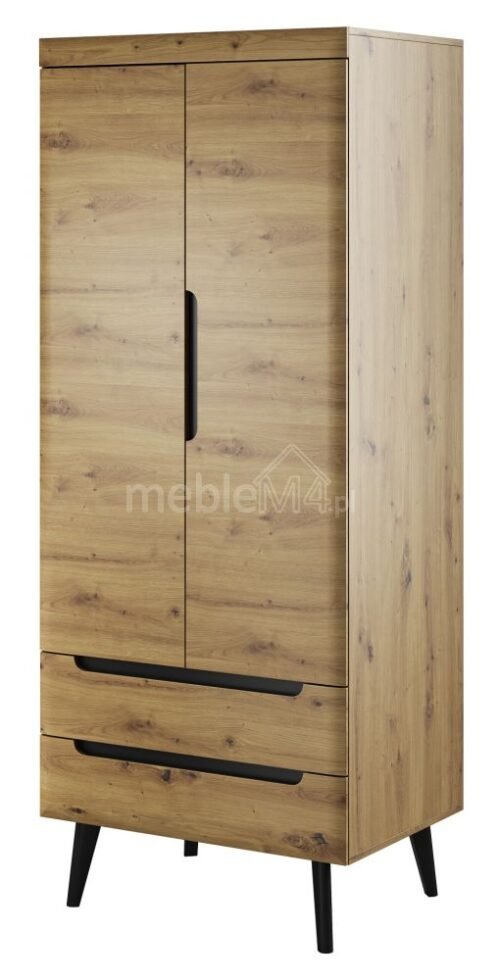 Nordi NSZ80 wardrobe – craftsman oak