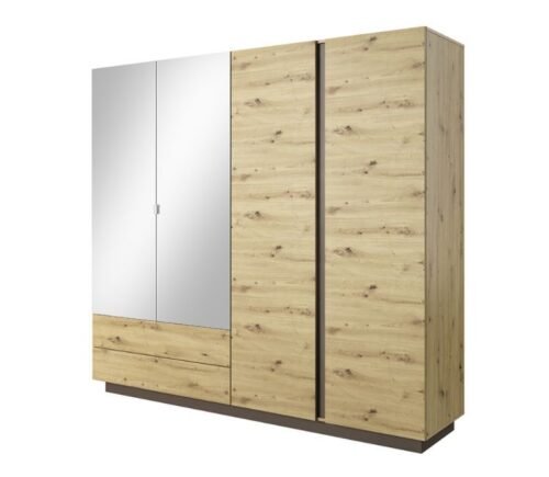 Arco 220 wardrobe, faux oak color