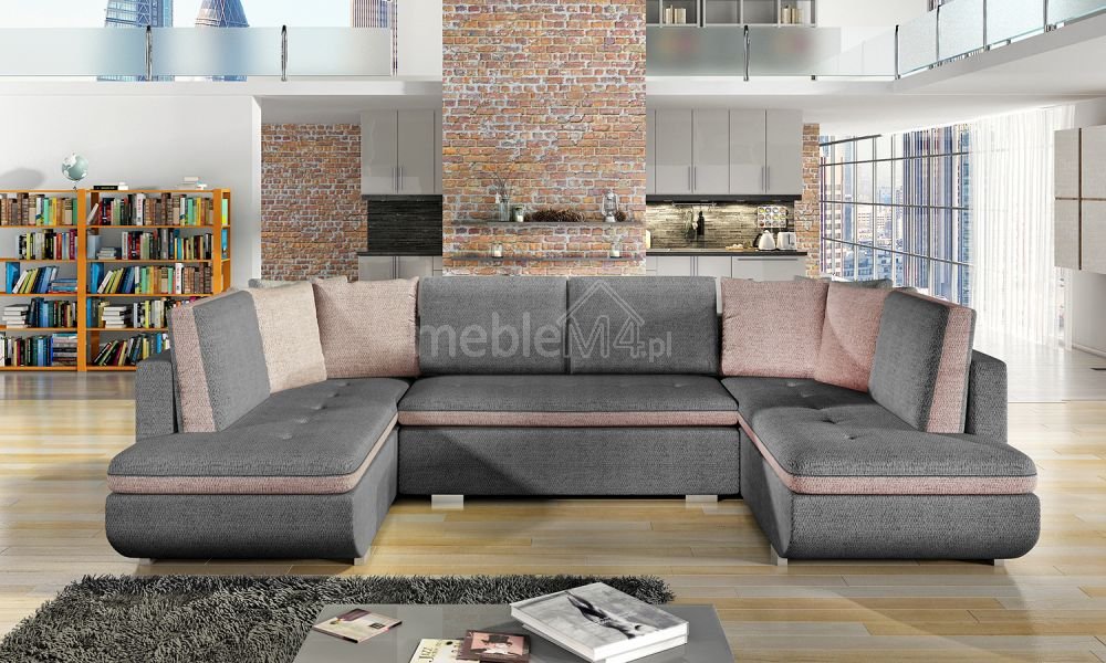 Folding corner sofa with cushions Argent U Gr0 - Image 3