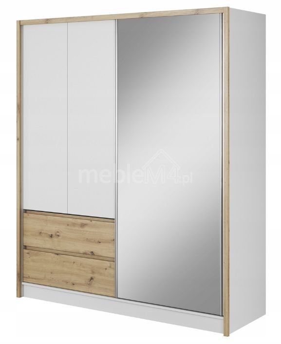 Sara 180 sliding wardrobe – oak color