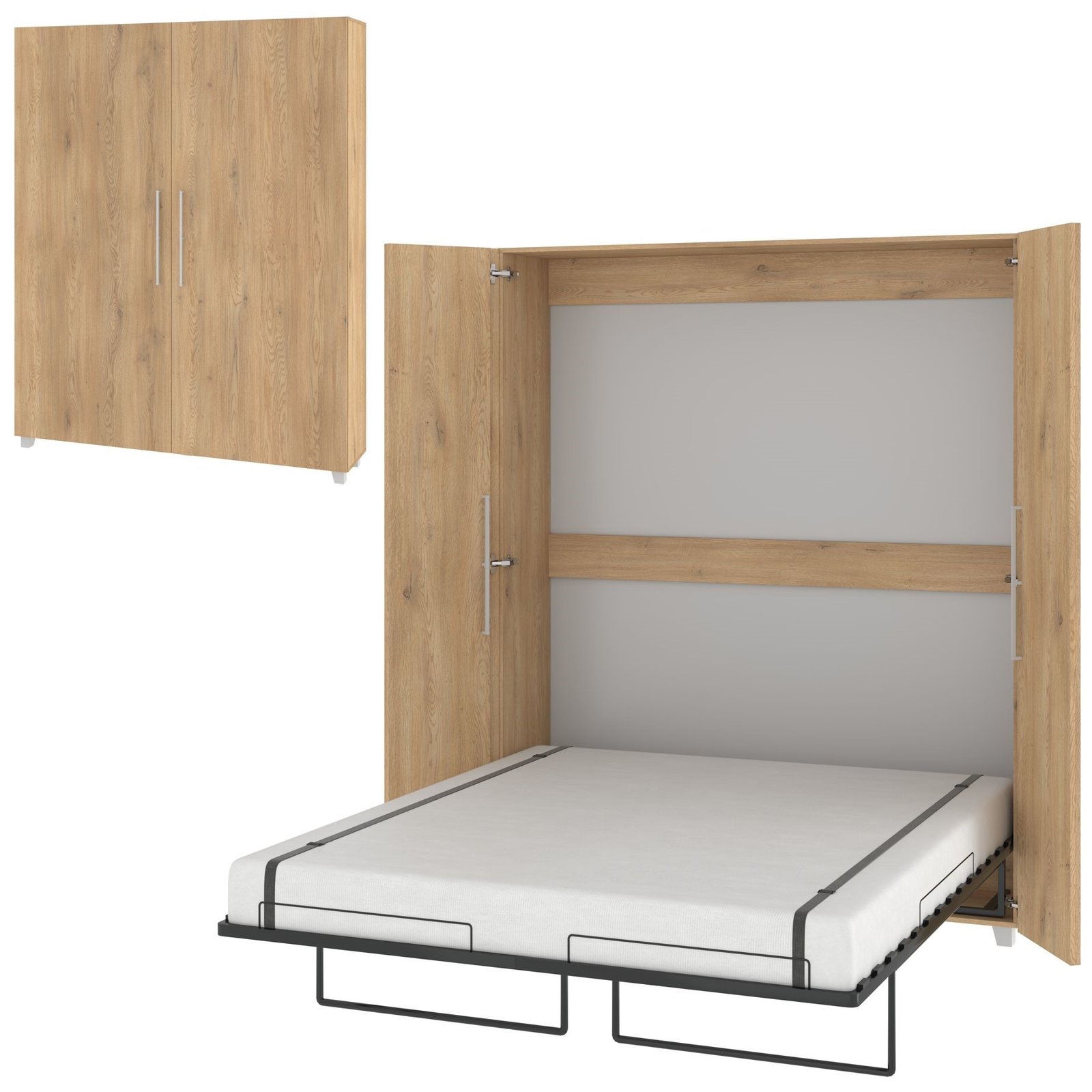 Vertical wall bed TEDDY 160 cremona oak color
