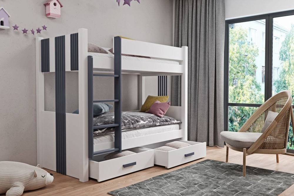 ARTEN bunk bed with drawers 90x200 cm - Image 3