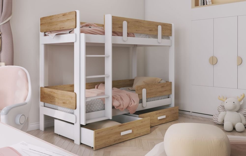 ETTORE bunk bed with drawers 80x200 cm