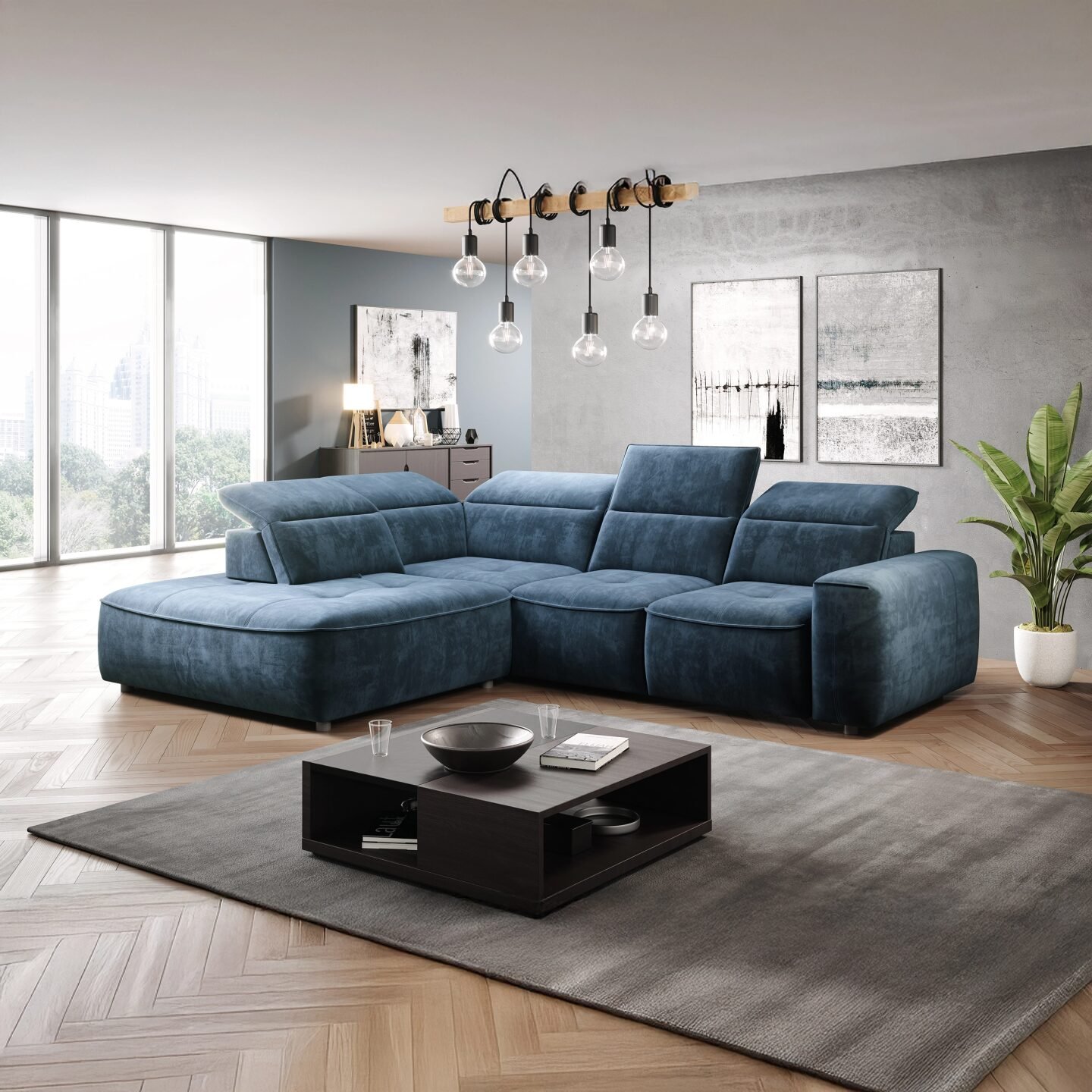 Colombo L Gr1 electric corner sofa - Image 3