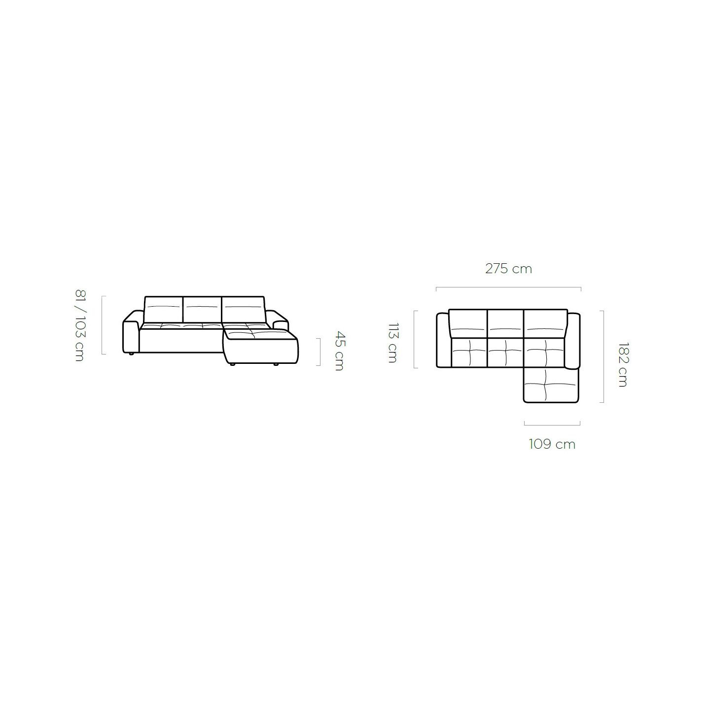 Colombo Mini Gr1 electric corner sofa - Image 5