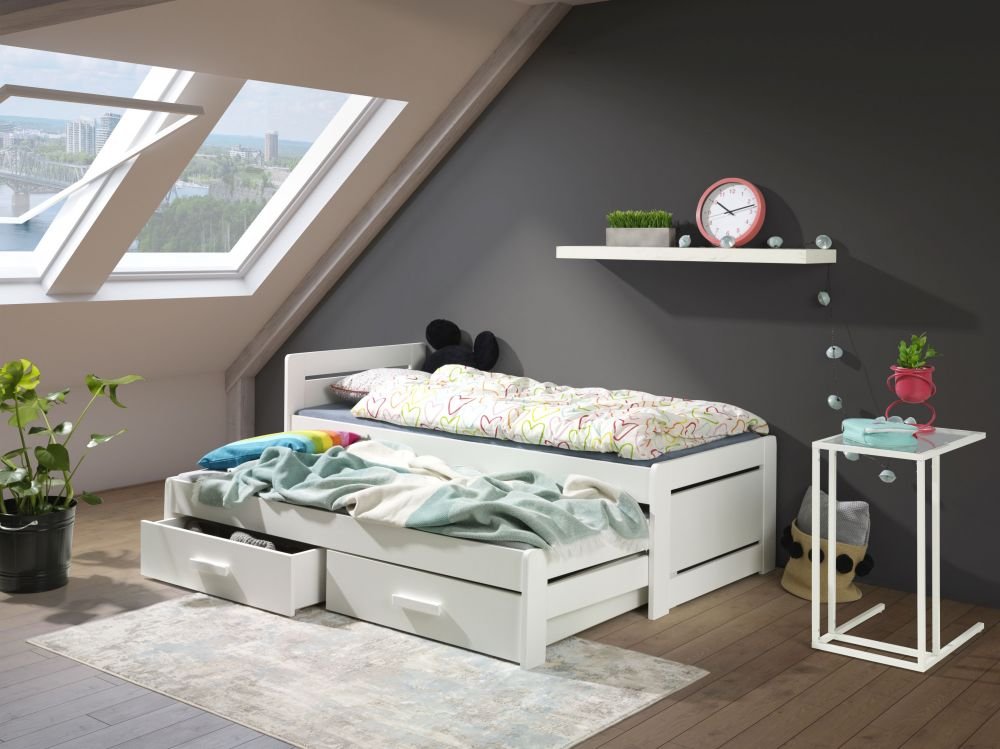 Youth bed with drawers TIESTO 2 persons 80x181 cm - Image 2