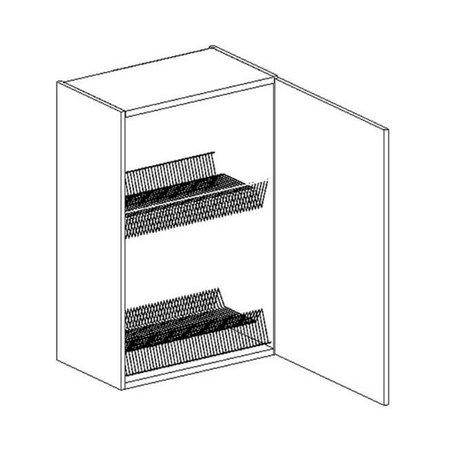 Wall cabinet 60 cm with dryer Clara W60SUP/L - Image 2