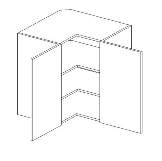 Clara WRN corner wall cabinet D/K - Image 2