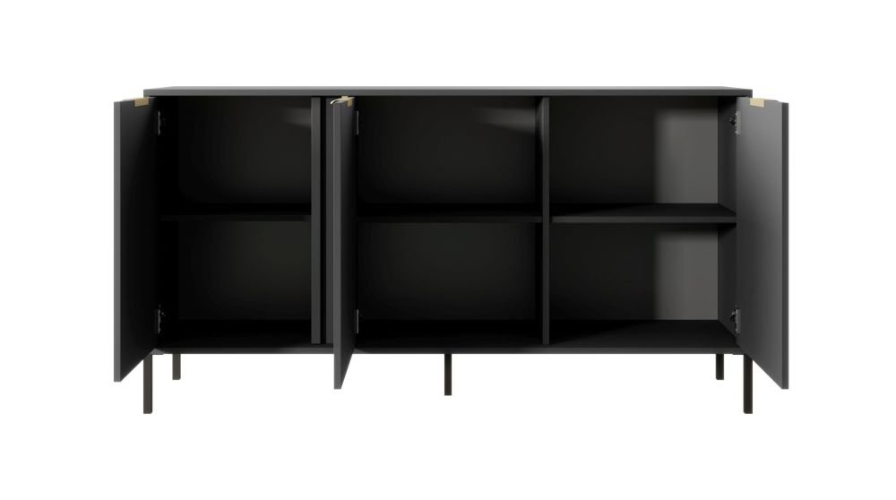 Chest of drawers with cabinets 153 3D Lars anthracite - Image 2