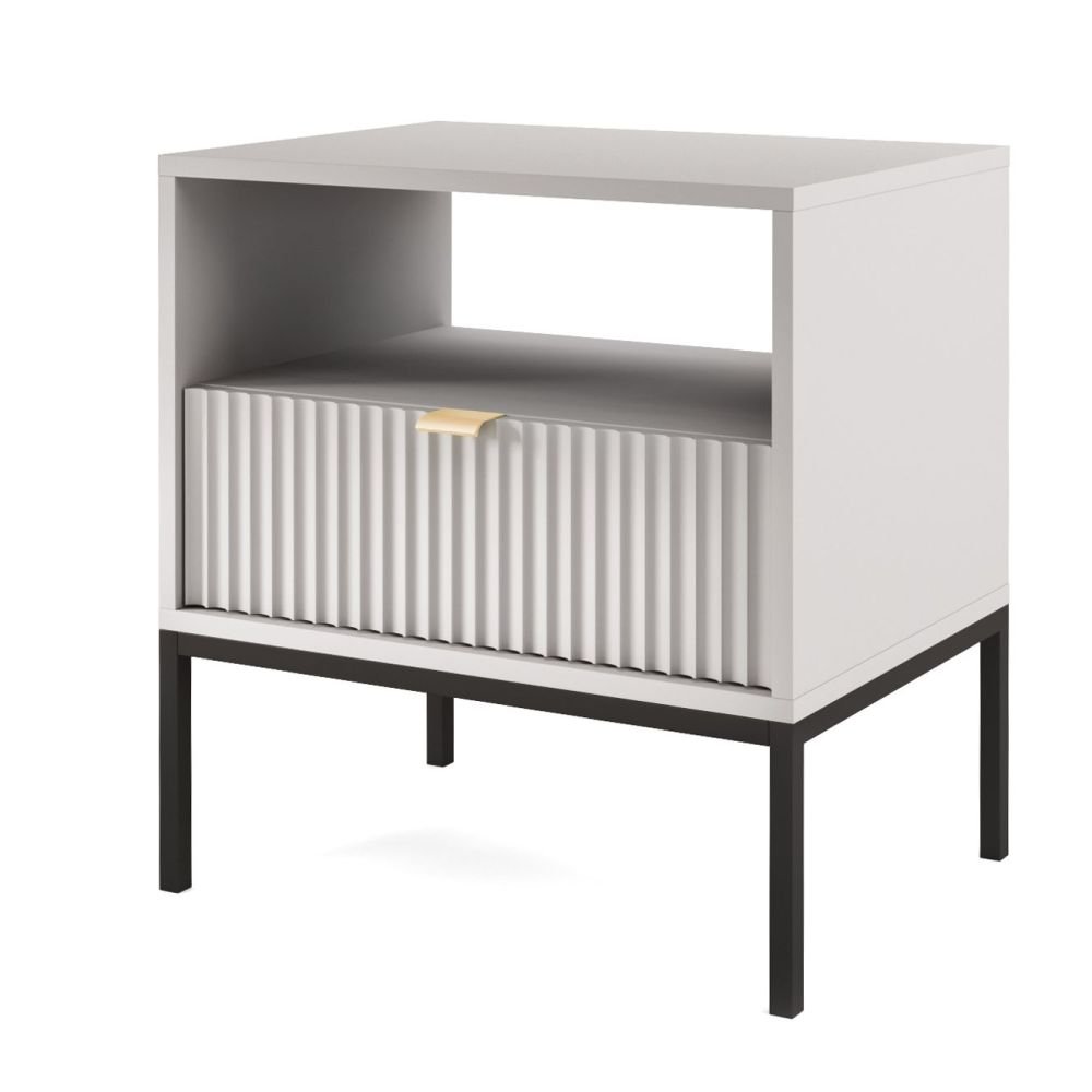 Nova S-54 bedside table, gray