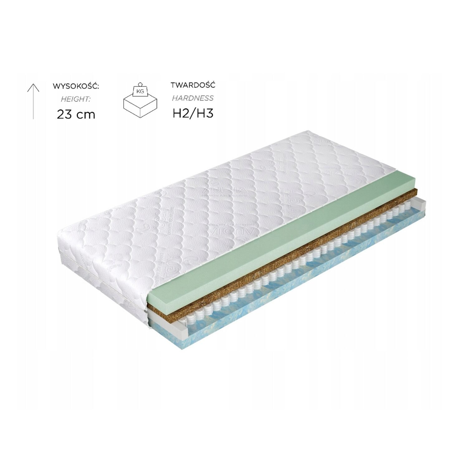 Ecological mattress L 120x200 Gr1 - Image 3