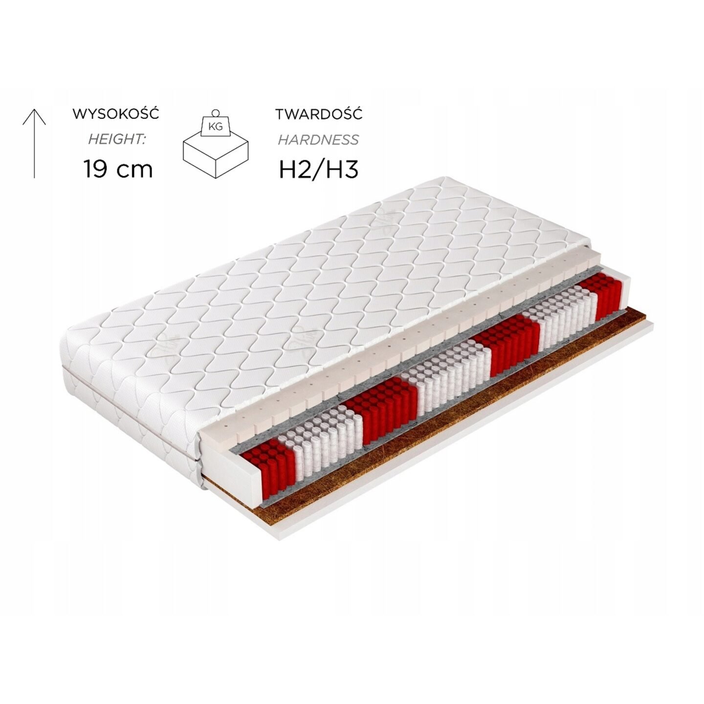 Grand latex mattress 120x200 Gr1 - Image 2